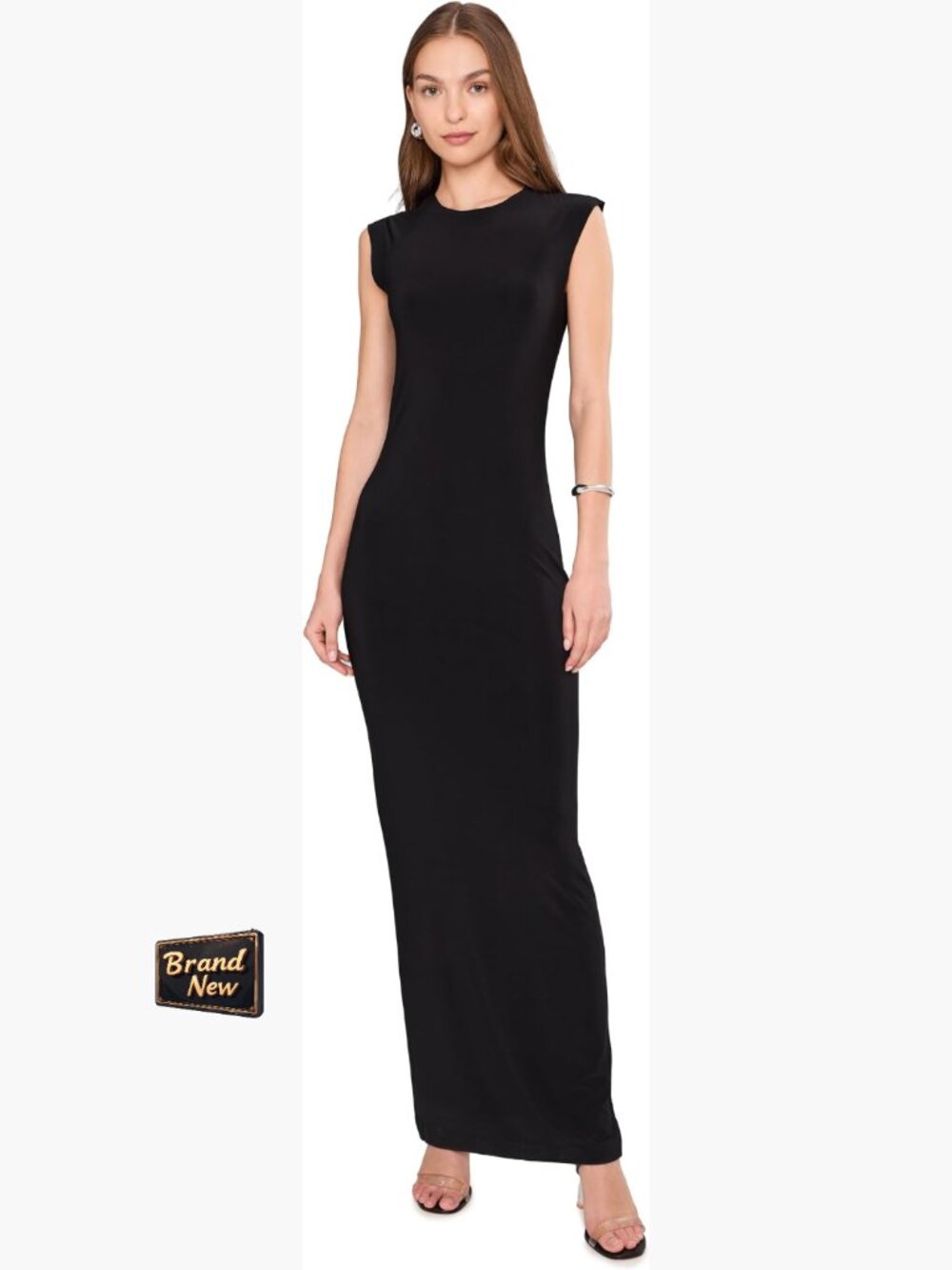 Sleeveless Maxi Dress Bodycon Formal Evening Wear